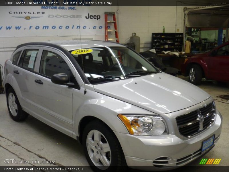 Bright Silver Metallic / Dark Slate Gray 2008 Dodge Caliber SXT
