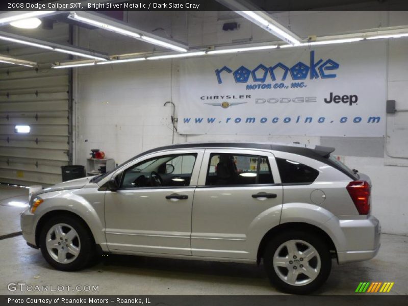 Bright Silver Metallic / Dark Slate Gray 2008 Dodge Caliber SXT
