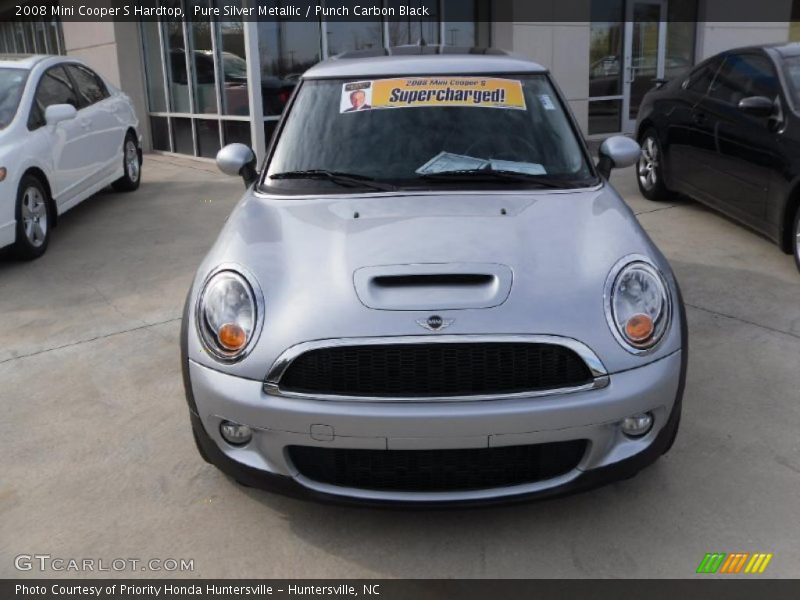 Pure Silver Metallic / Punch Carbon Black 2008 Mini Cooper S Hardtop
