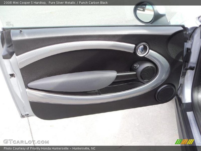 Pure Silver Metallic / Punch Carbon Black 2008 Mini Cooper S Hardtop