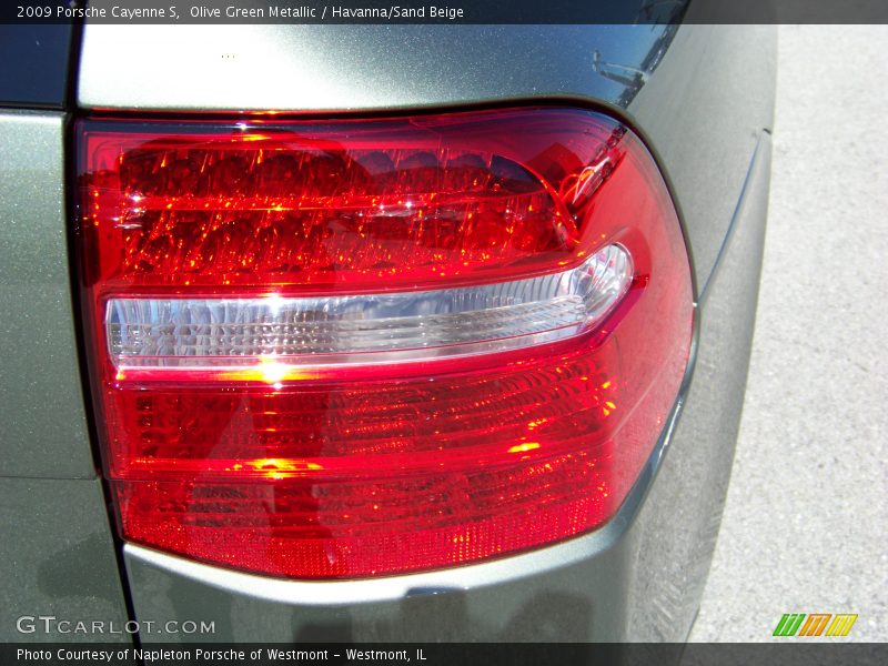 Olive Green Metallic / Havanna/Sand Beige 2009 Porsche Cayenne S