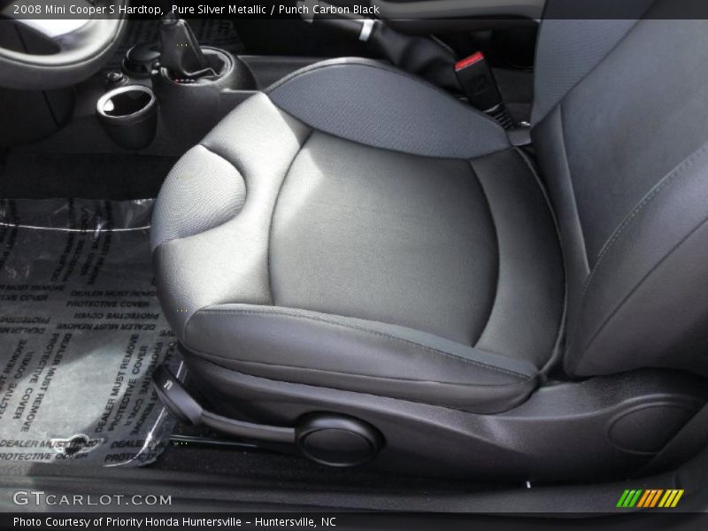 Pure Silver Metallic / Punch Carbon Black 2008 Mini Cooper S Hardtop
