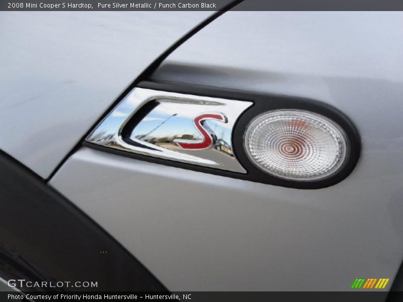 Pure Silver Metallic / Punch Carbon Black 2008 Mini Cooper S Hardtop