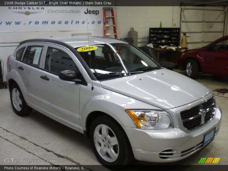 Bright Silver Metallic / Dark Slate Gray 2008 Dodge Caliber SXT