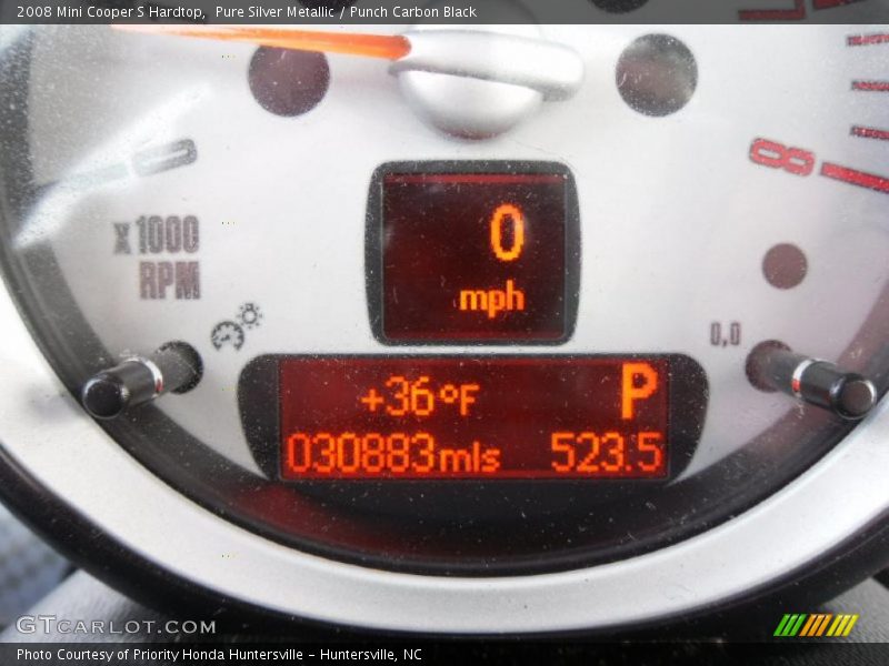 Pure Silver Metallic / Punch Carbon Black 2008 Mini Cooper S Hardtop