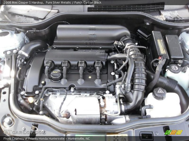 Pure Silver Metallic / Punch Carbon Black 2008 Mini Cooper S Hardtop