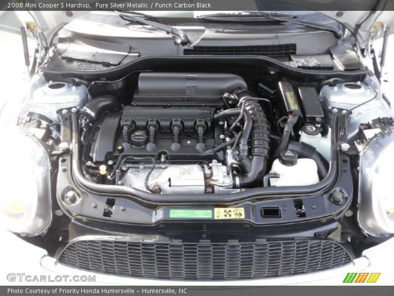 Pure Silver Metallic / Punch Carbon Black 2008 Mini Cooper S Hardtop