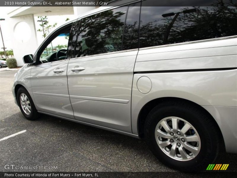 Alabaster Silver Metallic / Gray 2010 Honda Odyssey EX-L