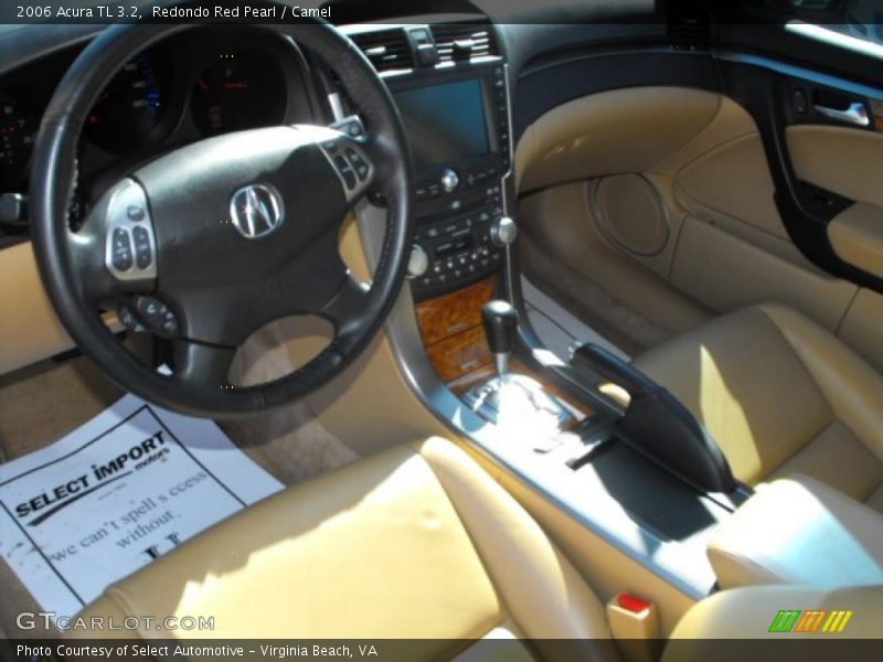 Redondo Red Pearl / Camel 2006 Acura TL 3.2