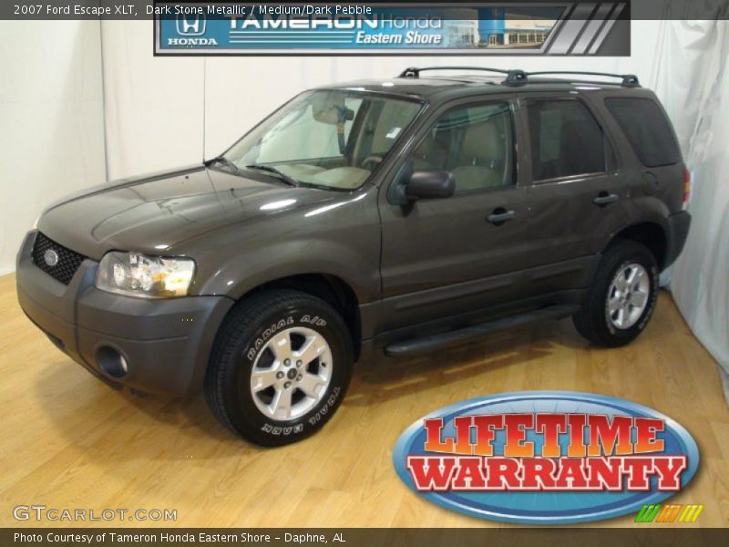Dark Stone Metallic / Medium/Dark Pebble 2007 Ford Escape XLT