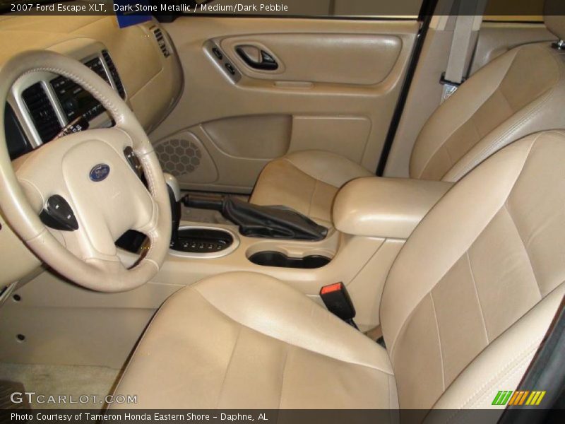 Dark Stone Metallic / Medium/Dark Pebble 2007 Ford Escape XLT