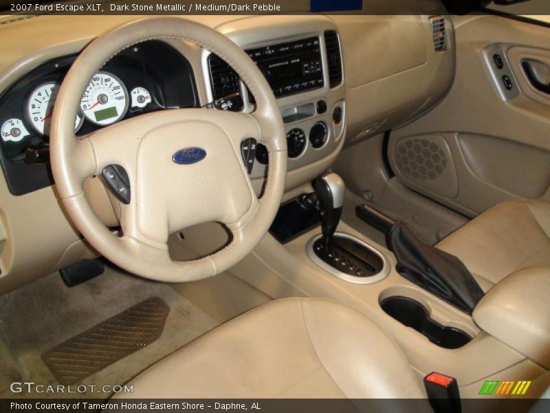 Dark Stone Metallic / Medium/Dark Pebble 2007 Ford Escape XLT