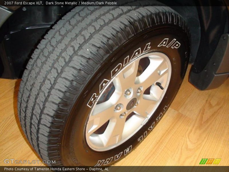 Dark Stone Metallic / Medium/Dark Pebble 2007 Ford Escape XLT