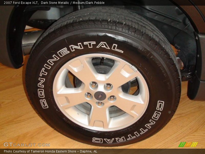Dark Stone Metallic / Medium/Dark Pebble 2007 Ford Escape XLT