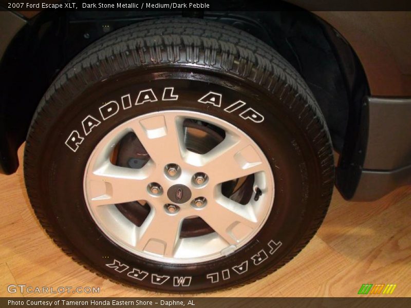 Dark Stone Metallic / Medium/Dark Pebble 2007 Ford Escape XLT