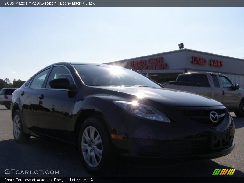 Ebony Black / Black 2009 Mazda MAZDA6 i Sport