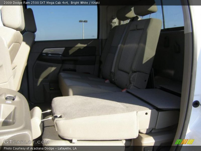 Bright White / Khaki 2009 Dodge Ram 2500 SXT Mega Cab 4x4