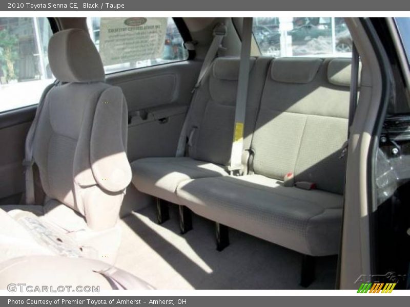 Black / Taupe 2010 Toyota Sienna CE