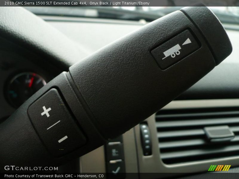 Onyx Black / Light Titanium/Ebony 2010 GMC Sierra 1500 SLT Extended Cab 4x4