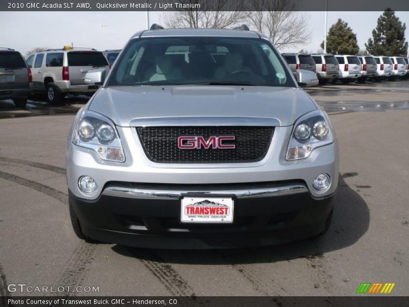 Quicksilver Metallic / Light Titanium 2010 GMC Acadia SLT AWD