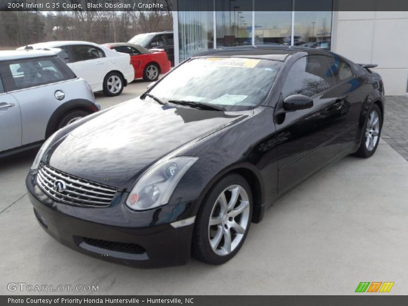 Black Obsidian / Graphite 2004 Infiniti G 35 Coupe