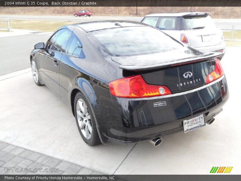 Black Obsidian / Graphite 2004 Infiniti G 35 Coupe