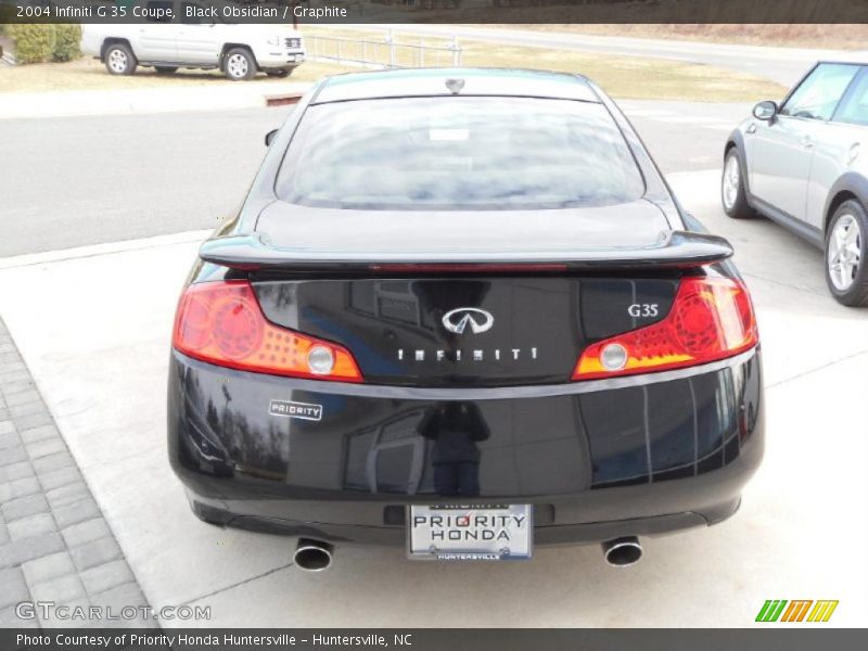 Black Obsidian / Graphite 2004 Infiniti G 35 Coupe