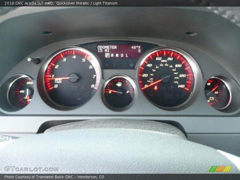 Quicksilver Metallic / Light Titanium 2010 GMC Acadia SLT AWD