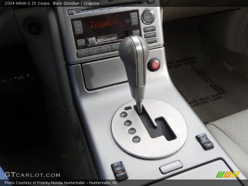 Black Obsidian / Graphite 2004 Infiniti G 35 Coupe