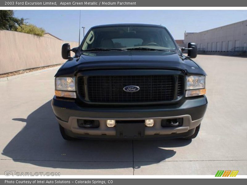Aspen Green Metallic / Medium Parchment 2003 Ford Excursion Limited