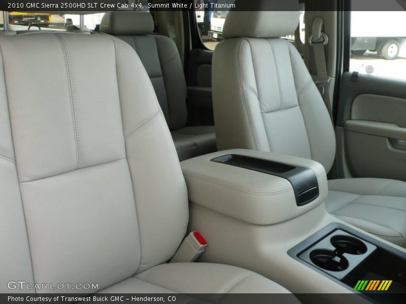 Summit White / Light Titanium 2010 GMC Sierra 2500HD SLT Crew Cab 4x4