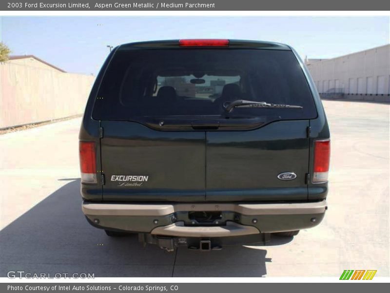 Aspen Green Metallic / Medium Parchment 2003 Ford Excursion Limited