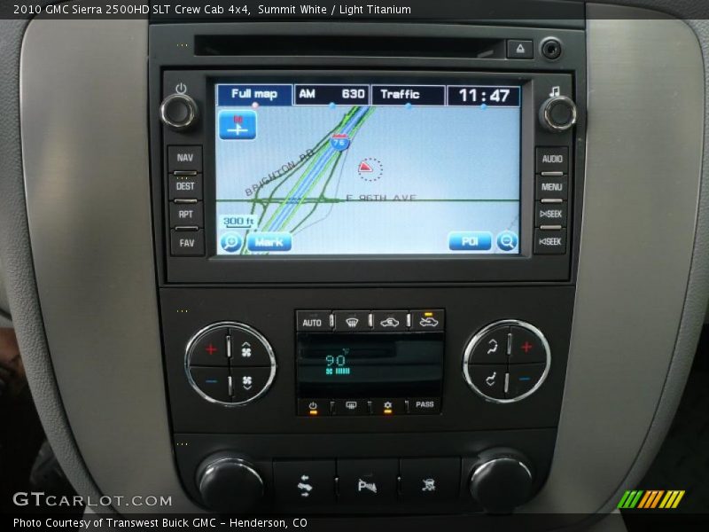 Summit White / Light Titanium 2010 GMC Sierra 2500HD SLT Crew Cab 4x4