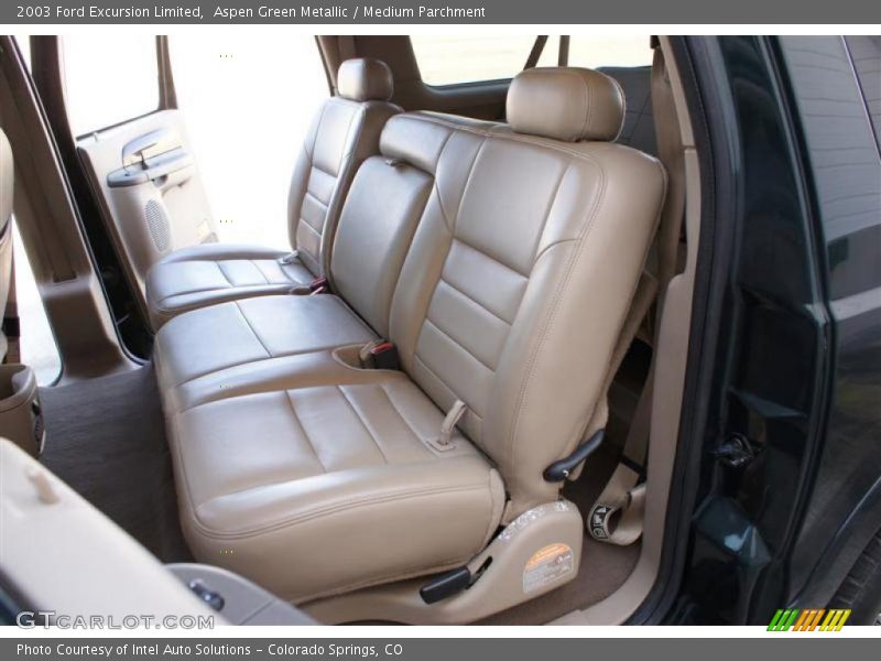 Aspen Green Metallic / Medium Parchment 2003 Ford Excursion Limited