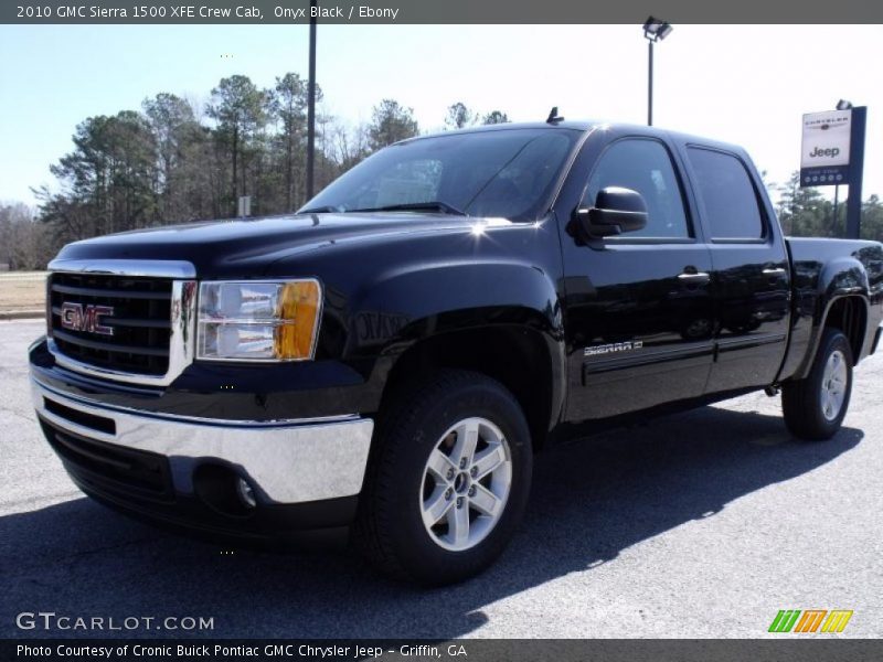 Onyx Black / Ebony 2010 GMC Sierra 1500 XFE Crew Cab