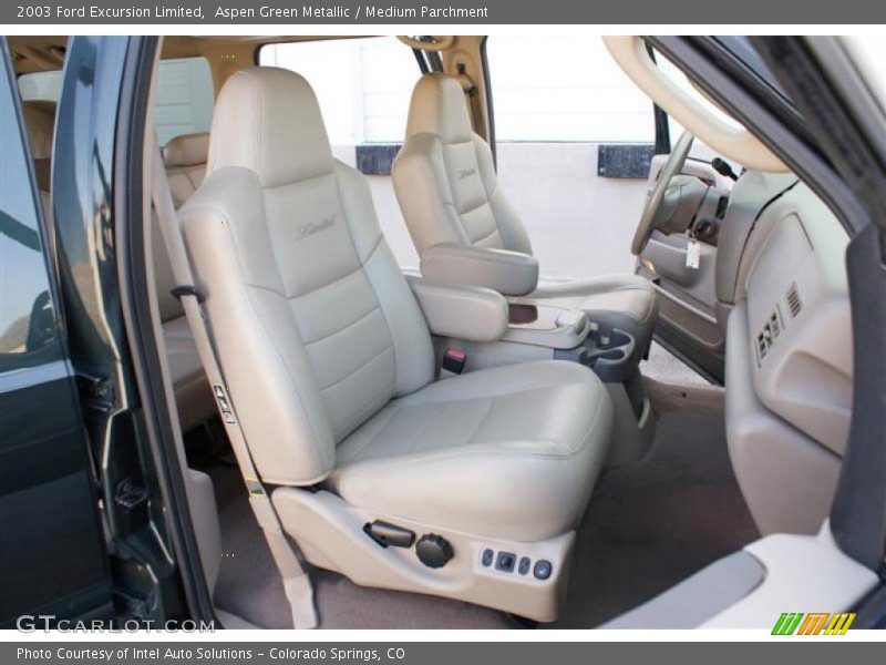 Aspen Green Metallic / Medium Parchment 2003 Ford Excursion Limited