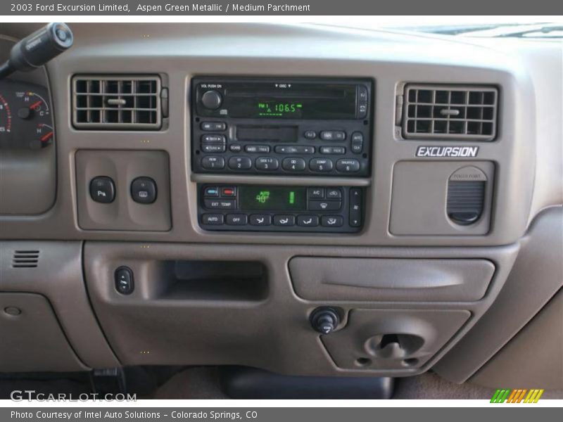Aspen Green Metallic / Medium Parchment 2003 Ford Excursion Limited