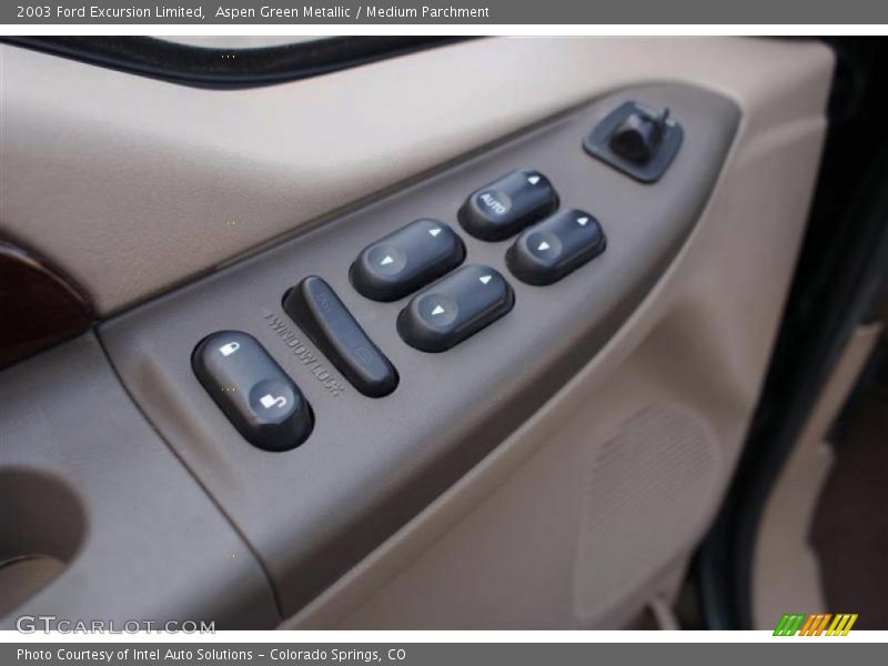 Aspen Green Metallic / Medium Parchment 2003 Ford Excursion Limited