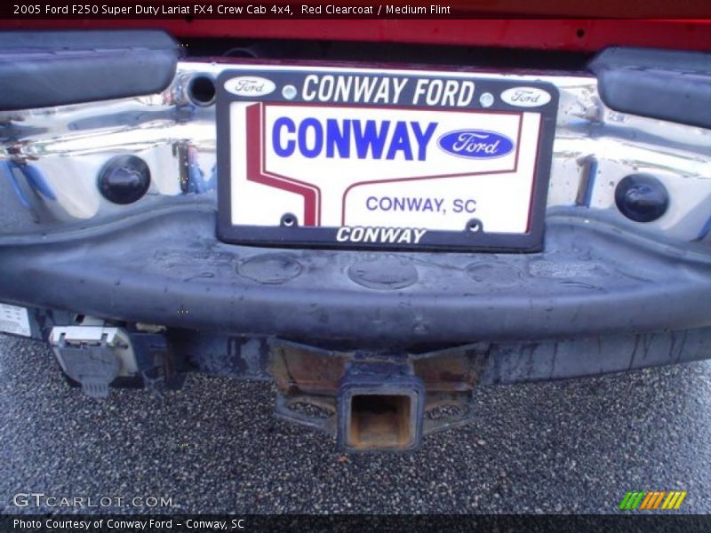 Red Clearcoat / Medium Flint 2005 Ford F250 Super Duty Lariat FX4 Crew Cab 4x4