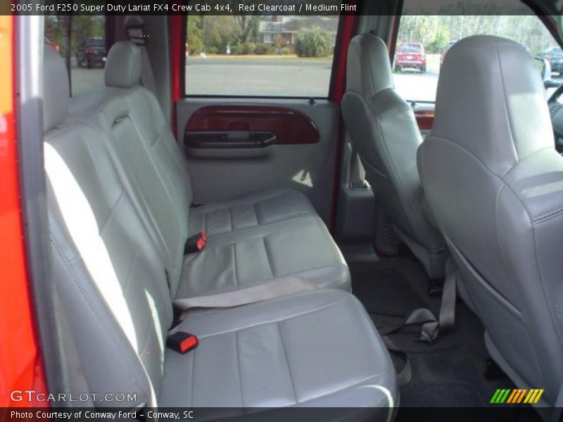 Red Clearcoat / Medium Flint 2005 Ford F250 Super Duty Lariat FX4 Crew Cab 4x4