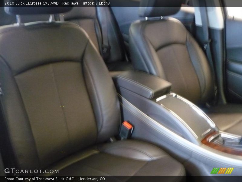 Red Jewel Tintcoat / Ebony 2010 Buick LaCrosse CXL AWD
