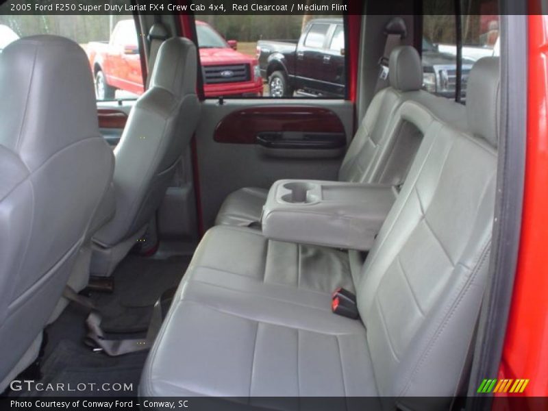 Red Clearcoat / Medium Flint 2005 Ford F250 Super Duty Lariat FX4 Crew Cab 4x4