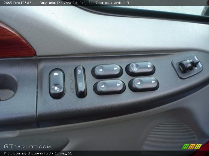 Red Clearcoat / Medium Flint 2005 Ford F250 Super Duty Lariat FX4 Crew Cab 4x4