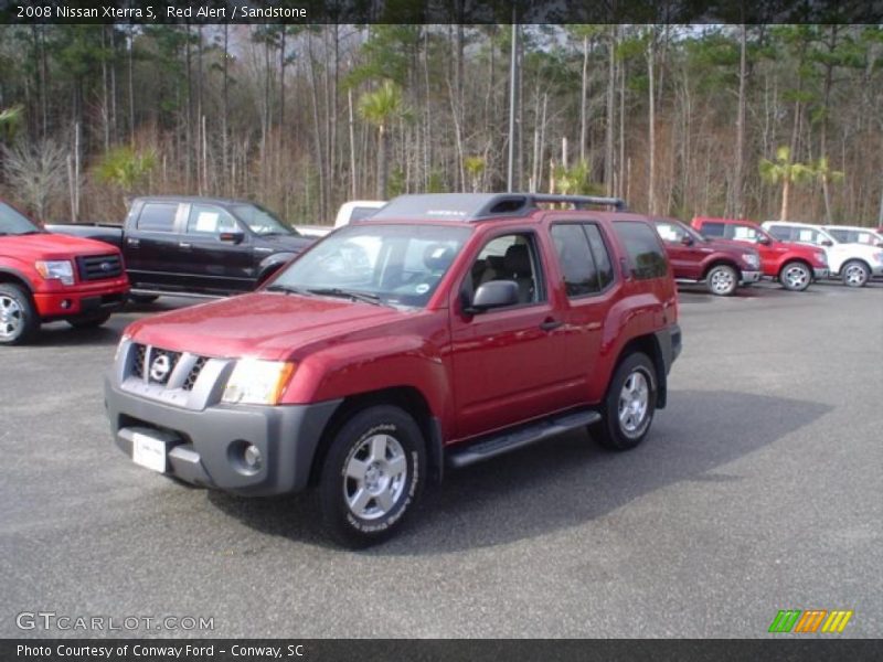 Red Alert / Sandstone 2008 Nissan Xterra S
