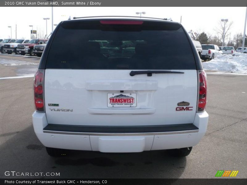 Summit White / Ebony 2010 GMC Yukon Denali AWD