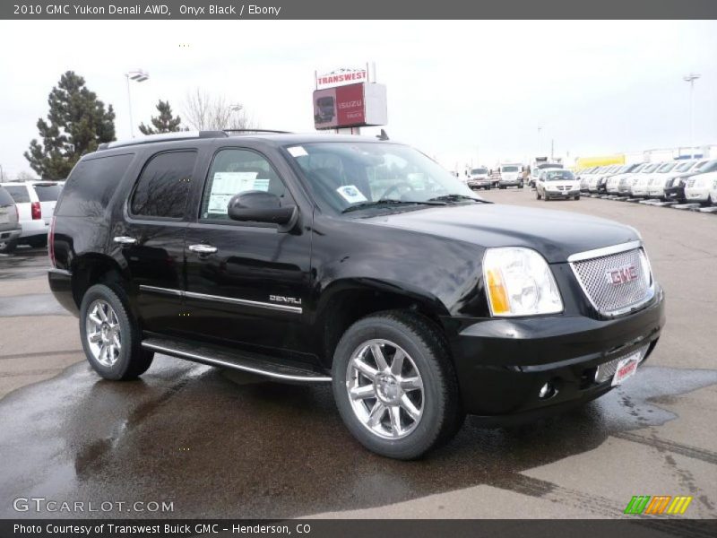 Onyx Black / Ebony 2010 GMC Yukon Denali AWD