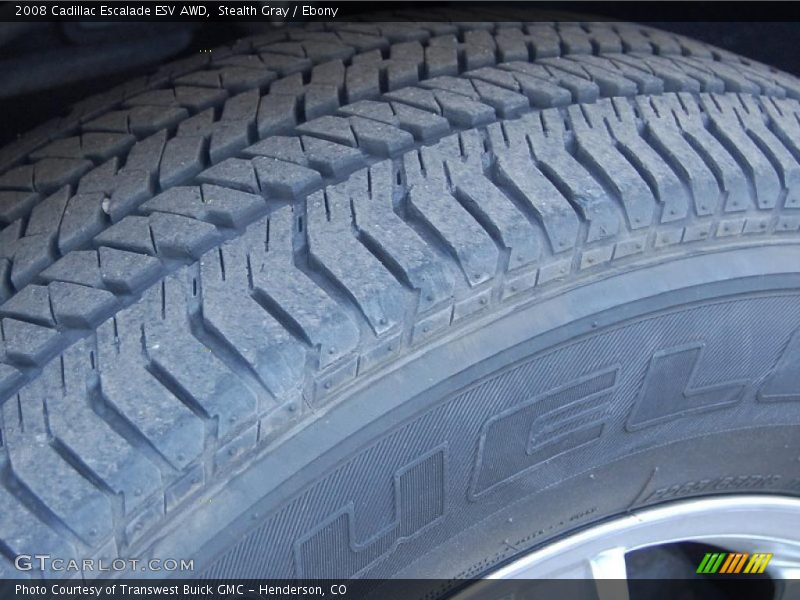 Stealth Gray / Ebony 2008 Cadillac Escalade ESV AWD