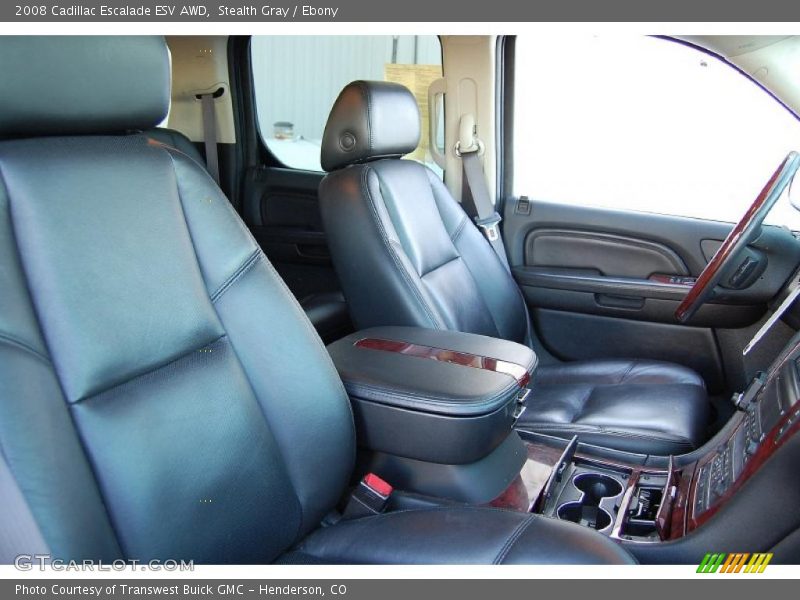 Stealth Gray / Ebony 2008 Cadillac Escalade ESV AWD