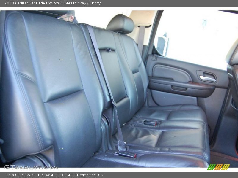 Stealth Gray / Ebony 2008 Cadillac Escalade ESV AWD