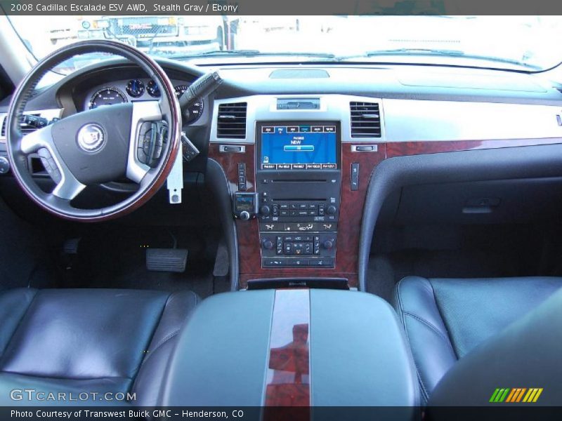 Stealth Gray / Ebony 2008 Cadillac Escalade ESV AWD